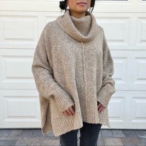 Ruby Moon Oversized Turtleneck Sweater